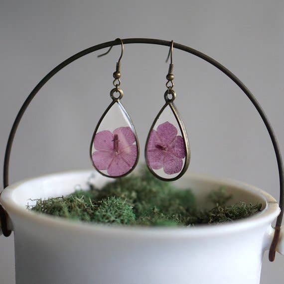 August Birth Flower Earrings