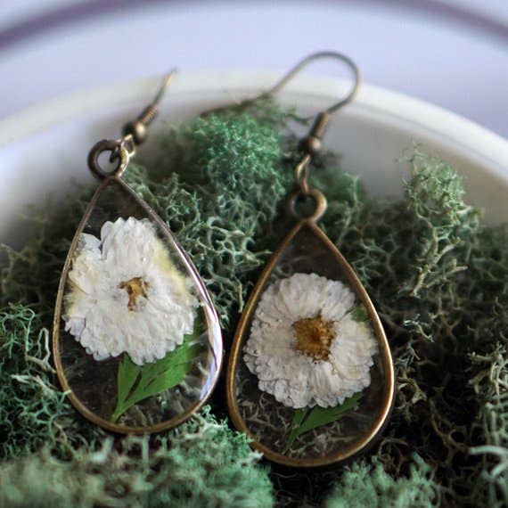 April Birth Flower Earrings