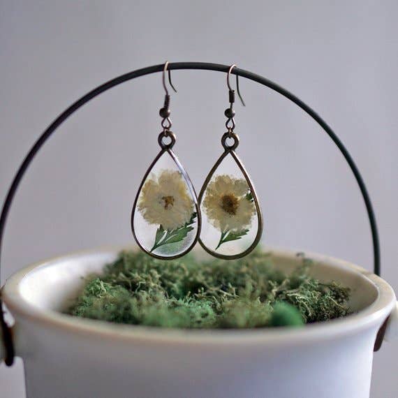 April Birth Flower Earrings