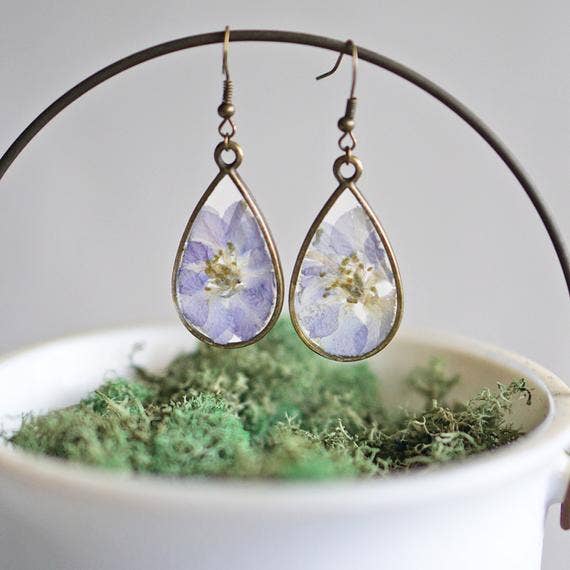 July Birth Flower Earrings