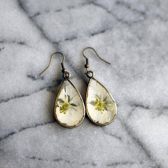 December Birth Flower Earrings