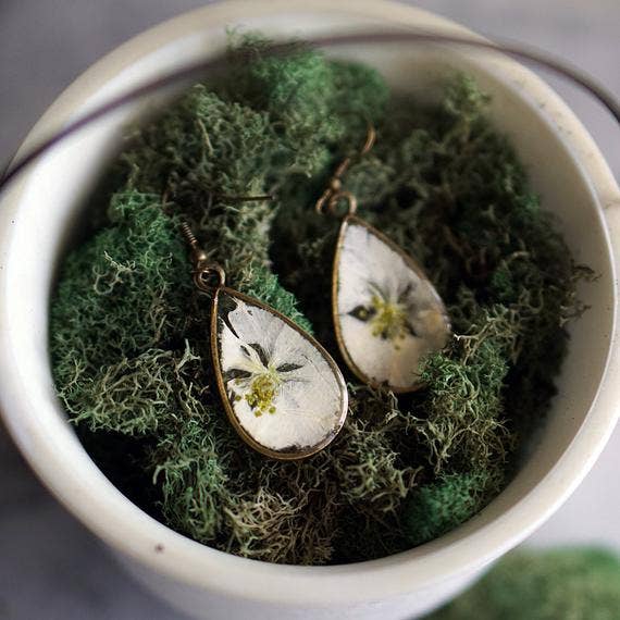 December Birth Flower Earrings
