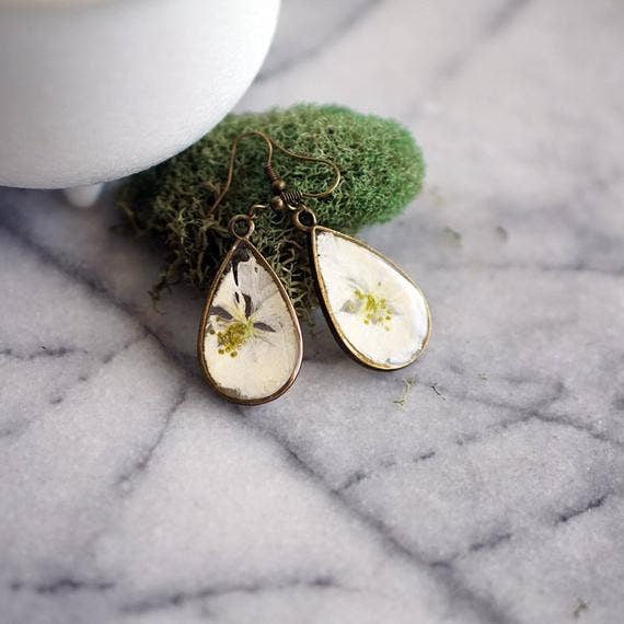 December Birth Flower Earrings