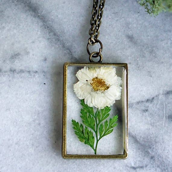 April Birth Flower Necklace