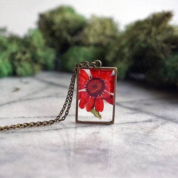 November Birth Flower Necklace