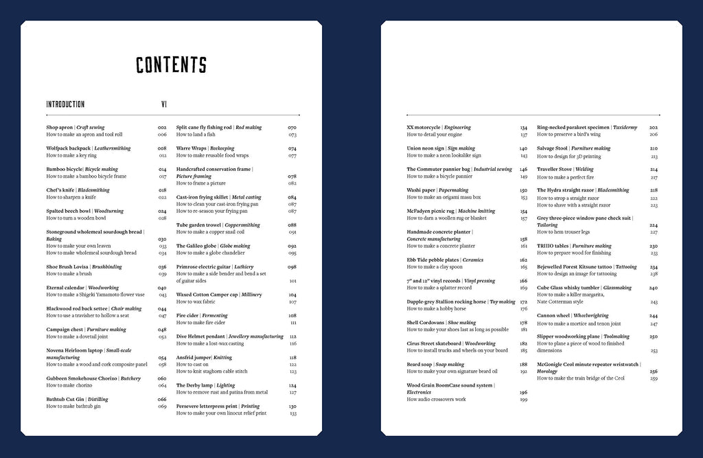 Made to Last: A Compendium of Artisans, Trades, & Products