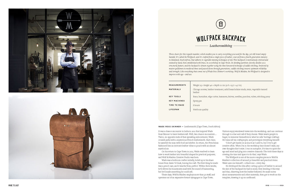Made to Last: A Compendium of Artisans, Trades, & Products