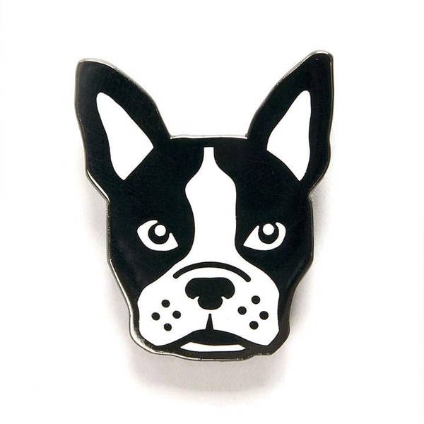 Boston Terrier Enamel Pin