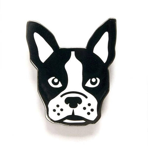 Boston Terrier Enamel Pin
