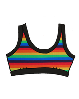 Rainbow Stripe Thunderpants Bralette