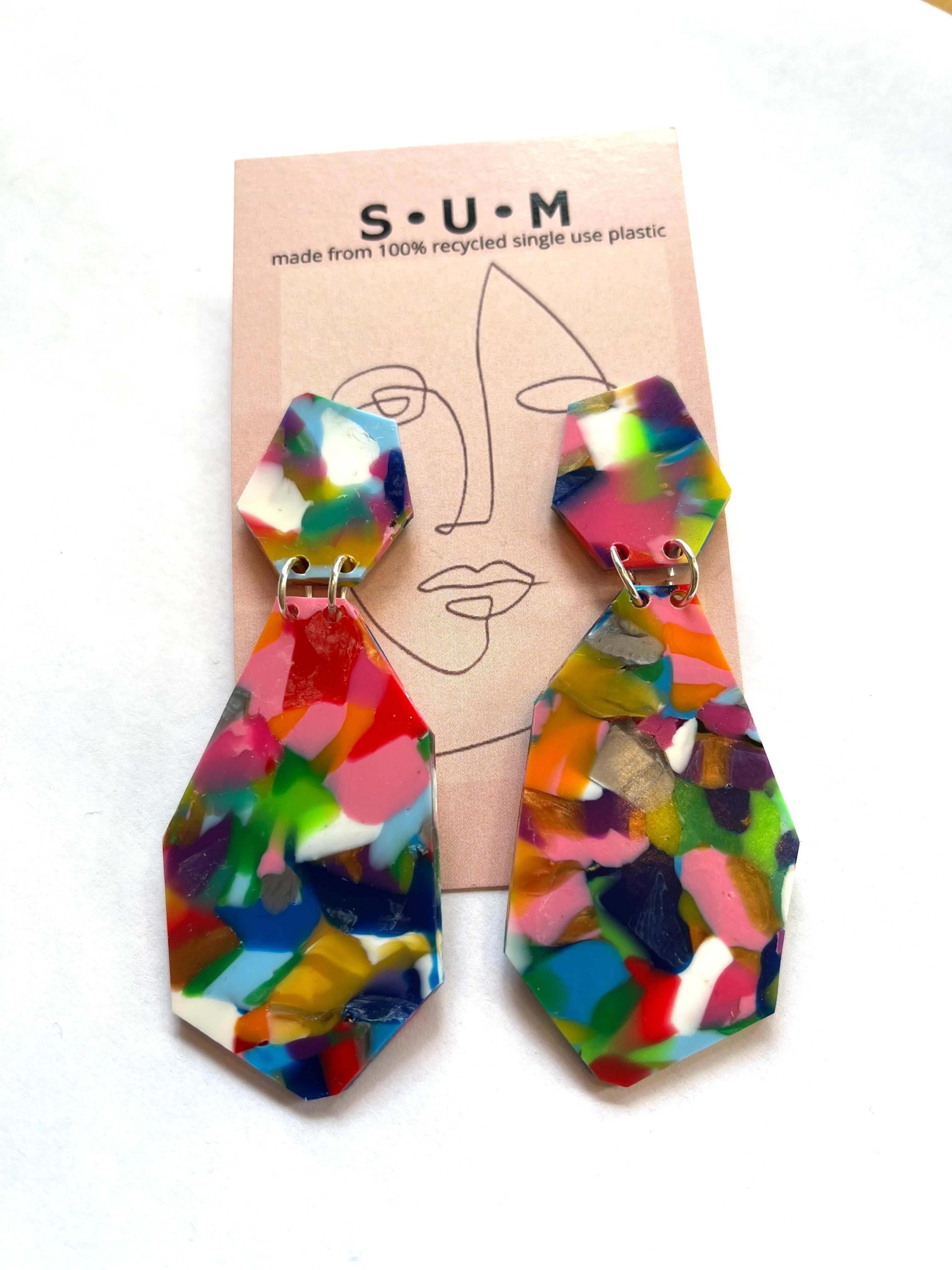 Single Use Multiverse Gem Drop Dangle Earrings