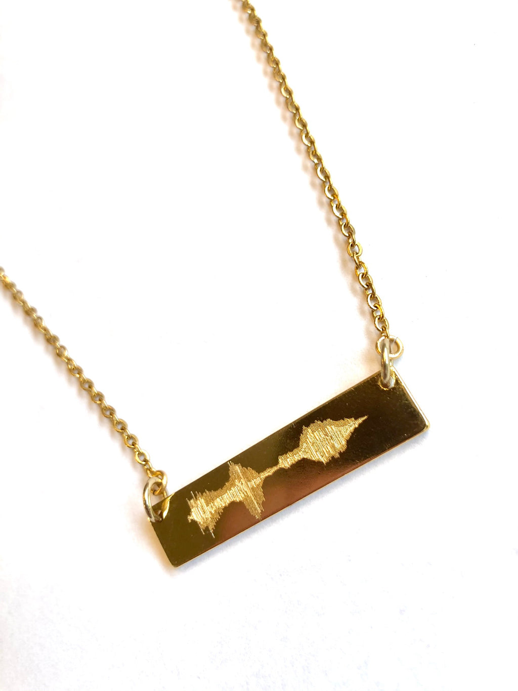'I Love You' Sound Wave Necklace
