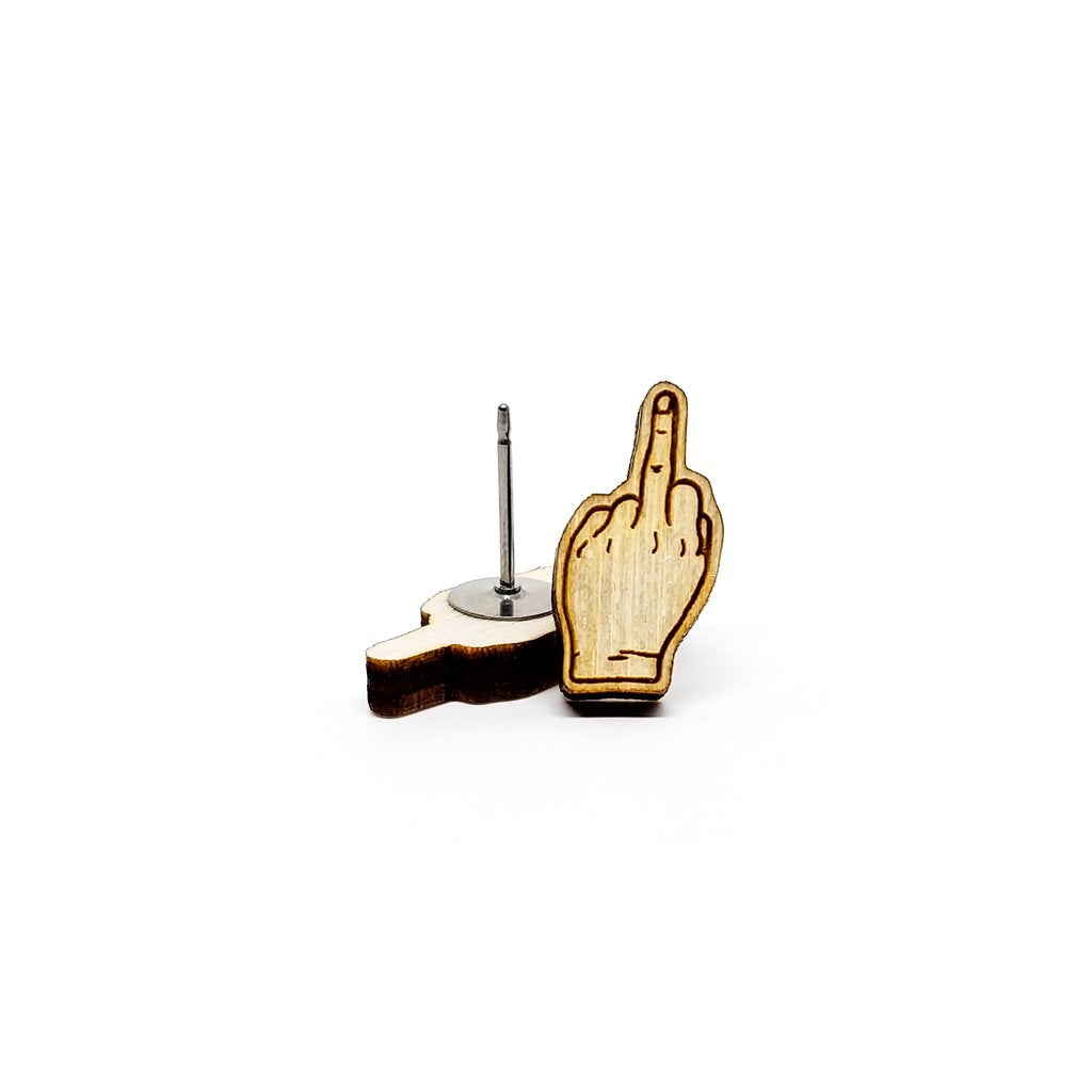 Middle Finger Earrings