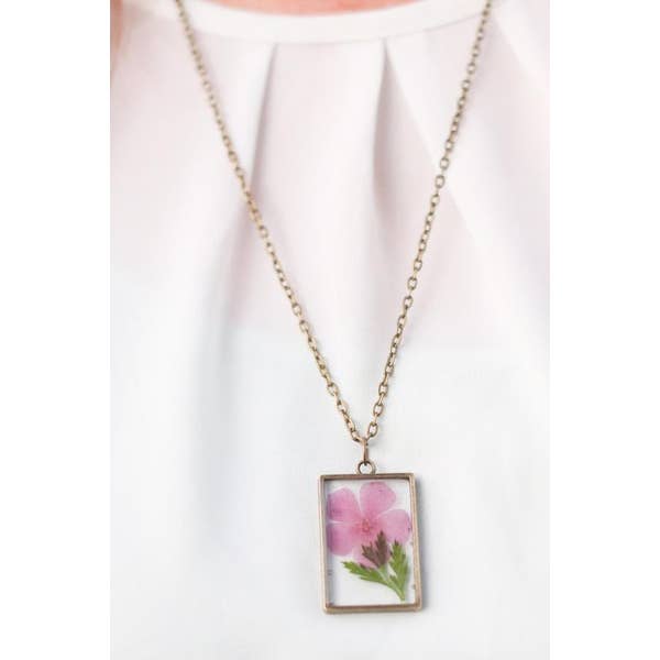 August Birth Flower Necklace
