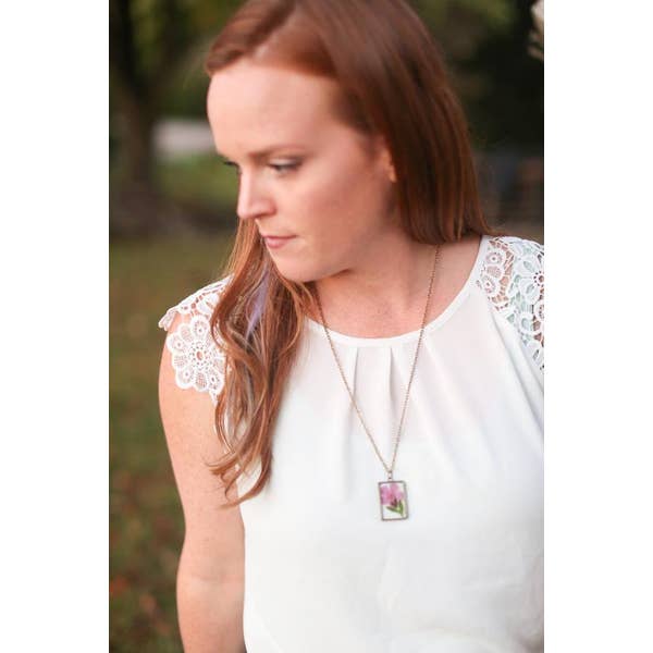 August Birth Flower Necklace
