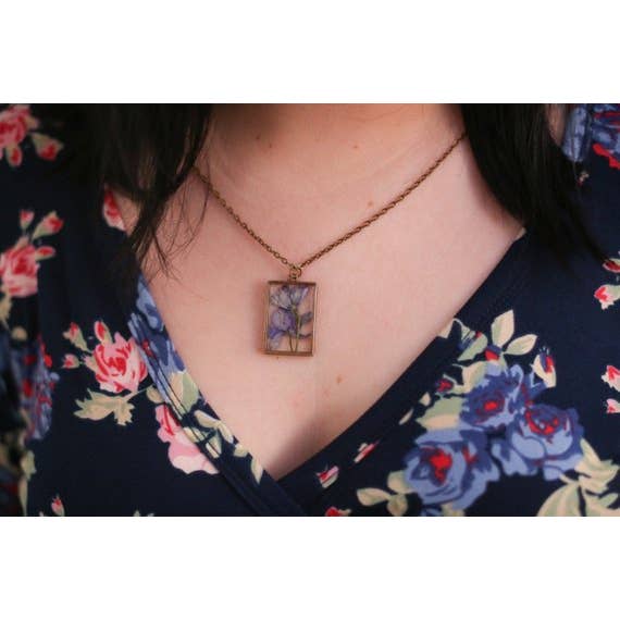 February Birth Flower Necklace