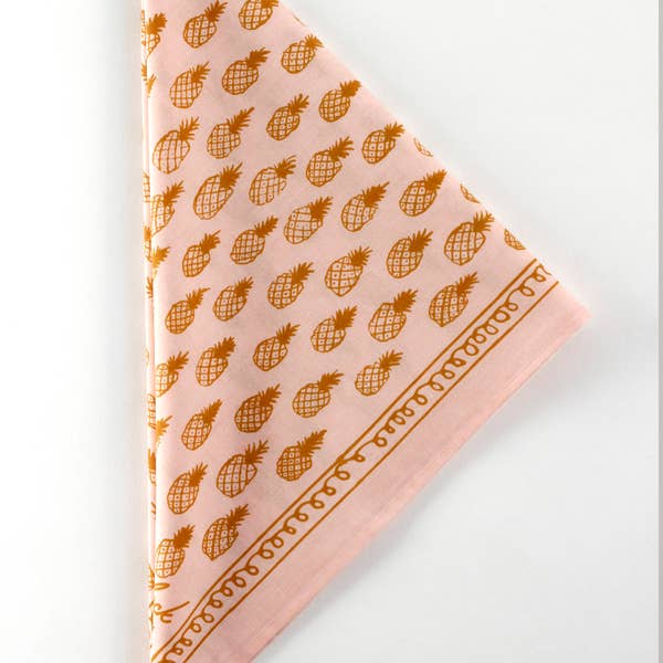 22" Pineapples Bandana 014