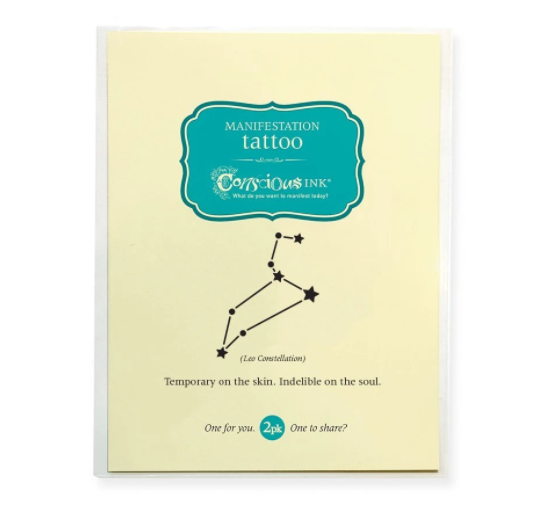 Zodiac Constellation Temporary Tattoo