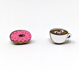 Coffee & Donut Earrings