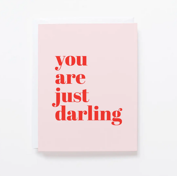 Darling Greeting Card
