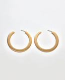 Medium Flat Hoop Earrings