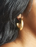 Medium Chunky Hoop Earrings