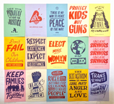 Protest Posters - Set of 16