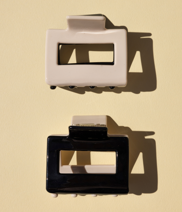 Two Tone Claw Clip