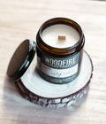 Mini Amber Wood Wick Soy Candle