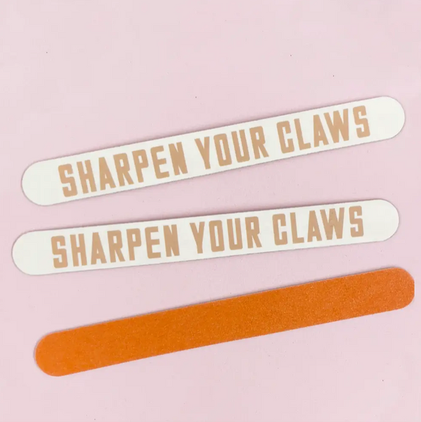 Sharpen Your Claws Emery Board