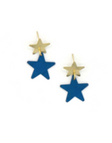 Blue Star Stud Earrings
