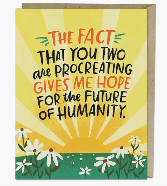 Future of Humanity Baby Card