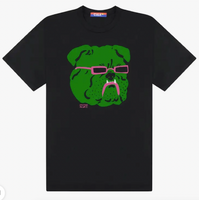 Green Bulldog Tee by Kristina Micotti