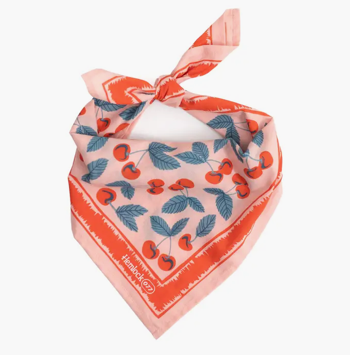 22" Cherry Bandana 077