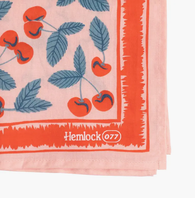 22" Cherry Bandana 077