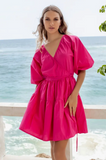 Honey Bunny Wrap Mini Dress