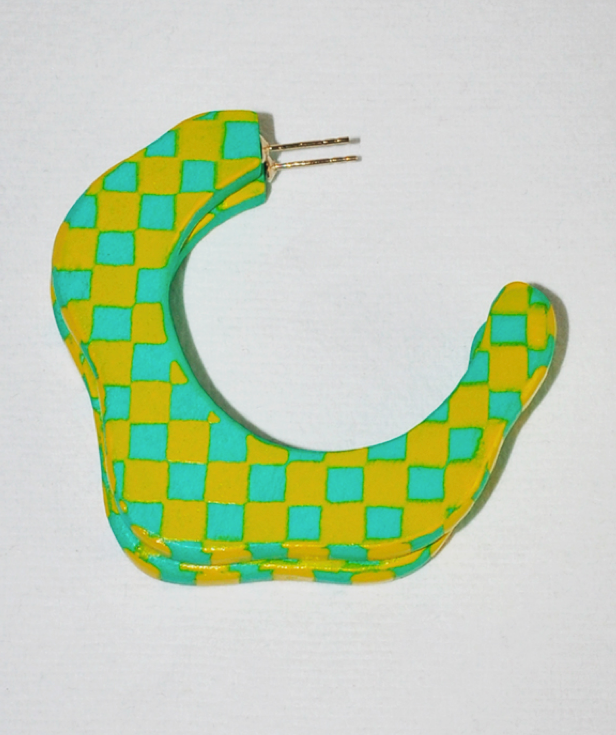 Abalone Small Hoop Earrings