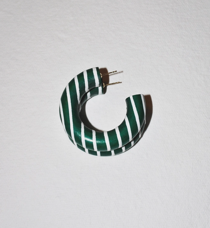 B+L Small Chunk Hoop Earrings