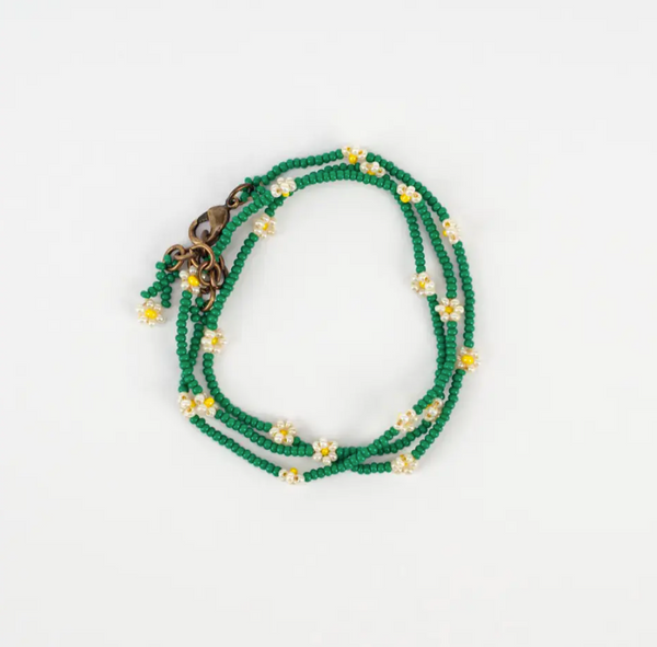 Daisy Chain Necklace/Wrap Bracelet