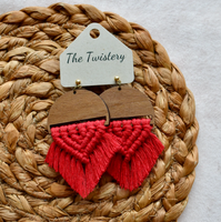 Esme Macrame Earrings