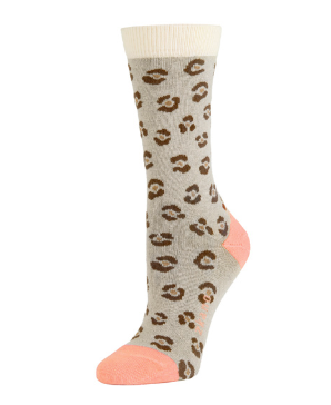 Cheetah Crew Sock