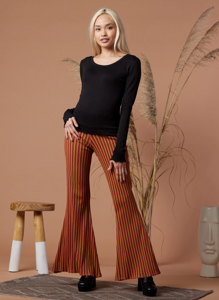 Jill Solid Long Sleeve Tee