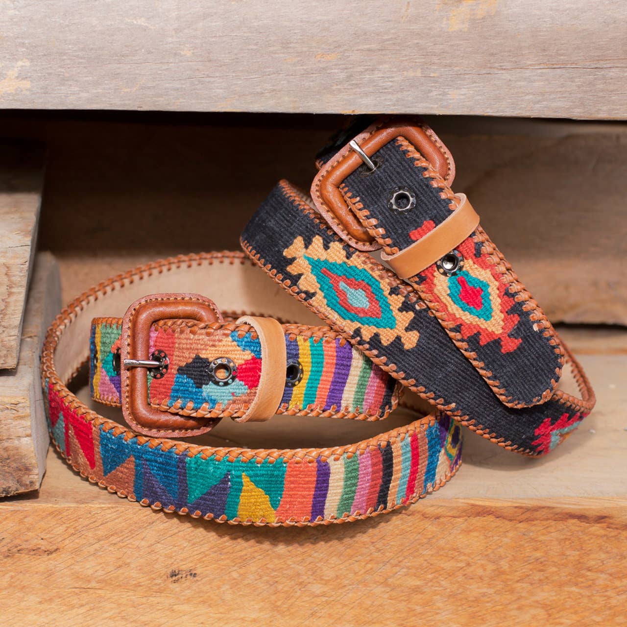 Geo Handwoven Belt