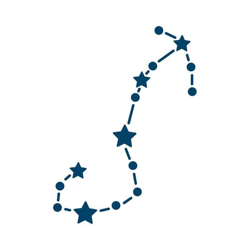 Zodiac Constellation Temporary Tattoo