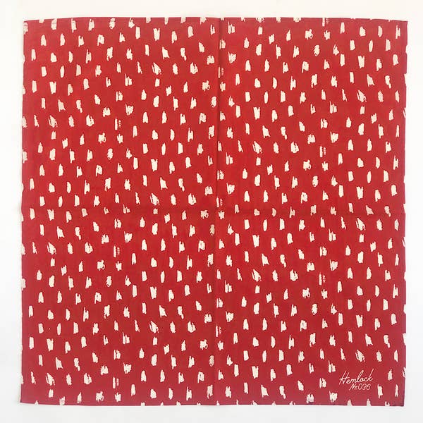 22" Scarlet Bandana 036