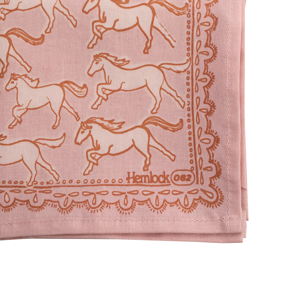 22" Horses Bandana 062
