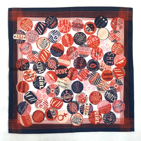 22" 2020 Votes for Women Bandana 050